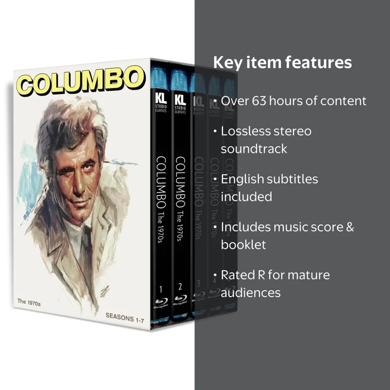 KL Studio Classics, Columbo TV Series, Seasons 1-7 DVD set, 20