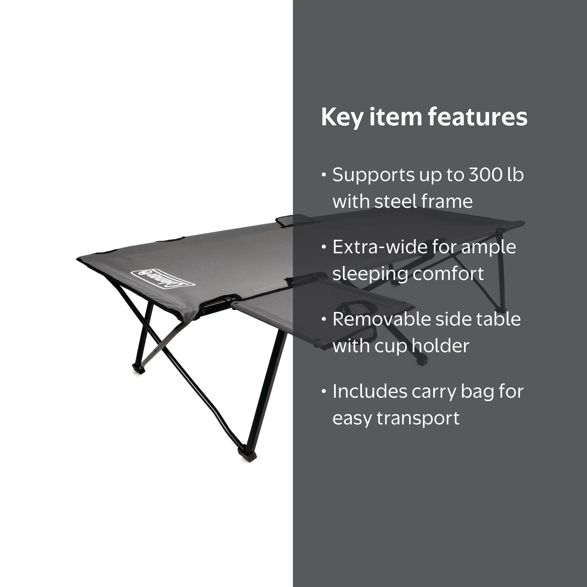 Coleman® Adult Sleeping Hiking Portable Pack-Away® Camping Cot