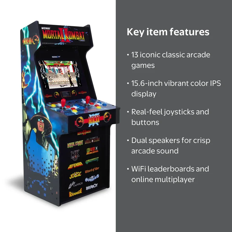 Arcade1Up Mortal Kombat II Classic SE Arcade Machine – 4 - Foot