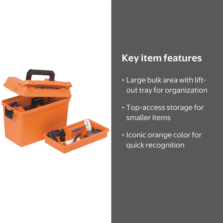 emergency kit tackle box INCOG  Compact Sustainment (PSK) Plano knows fishing gear. Plano Extra Large Emergency Supply