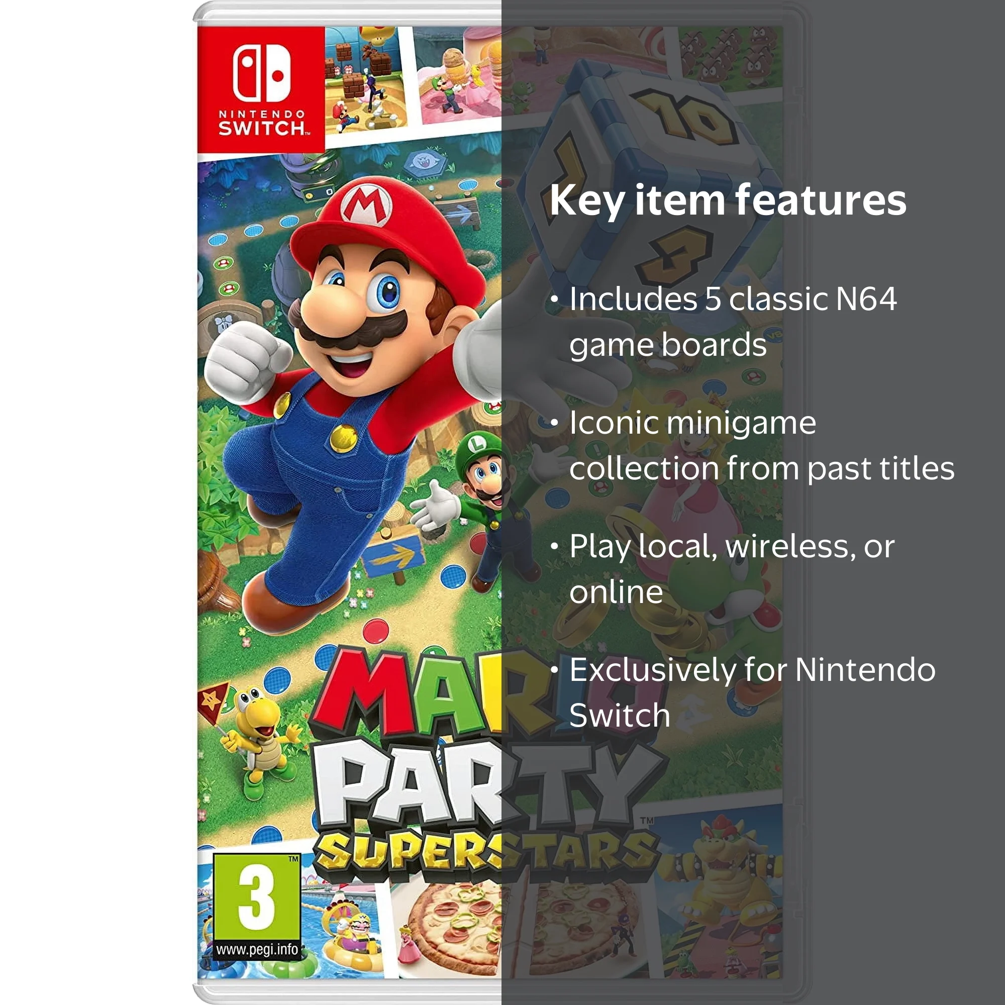 Nintendo, Mario Party Superstars, Nintendo Switch Game, Classic