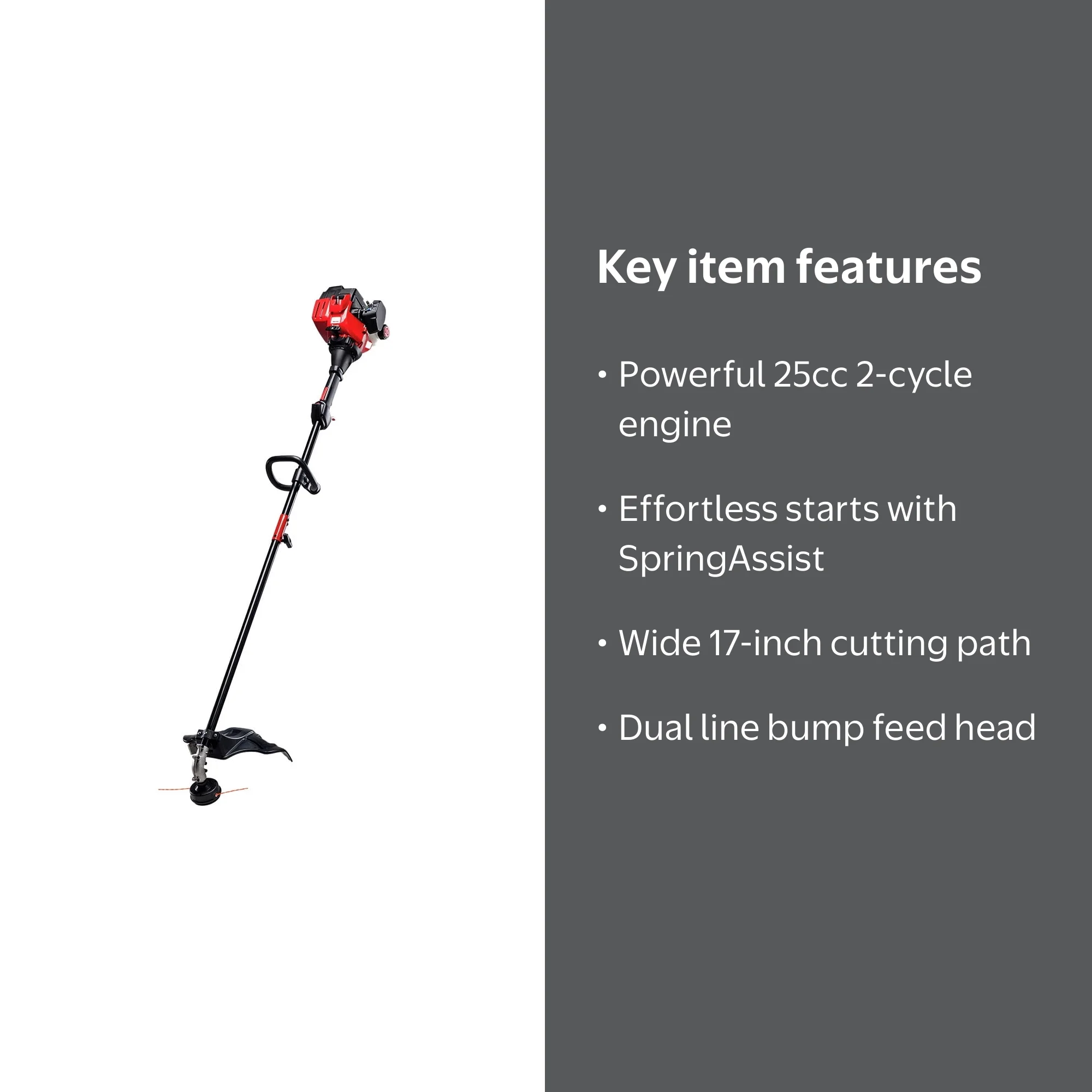 Troy-Bilt, Gas String Trimmer, TB32EC 17 Inch, Multicolor