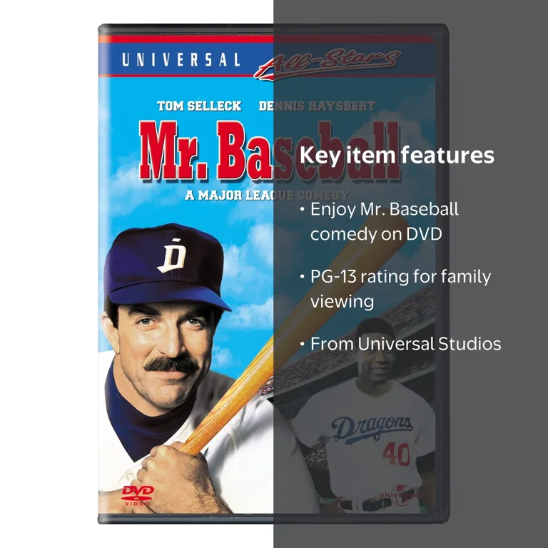 Universal Studios, DVD, Mr. Baseball, All-Stars, PG-13 - Walmart.com