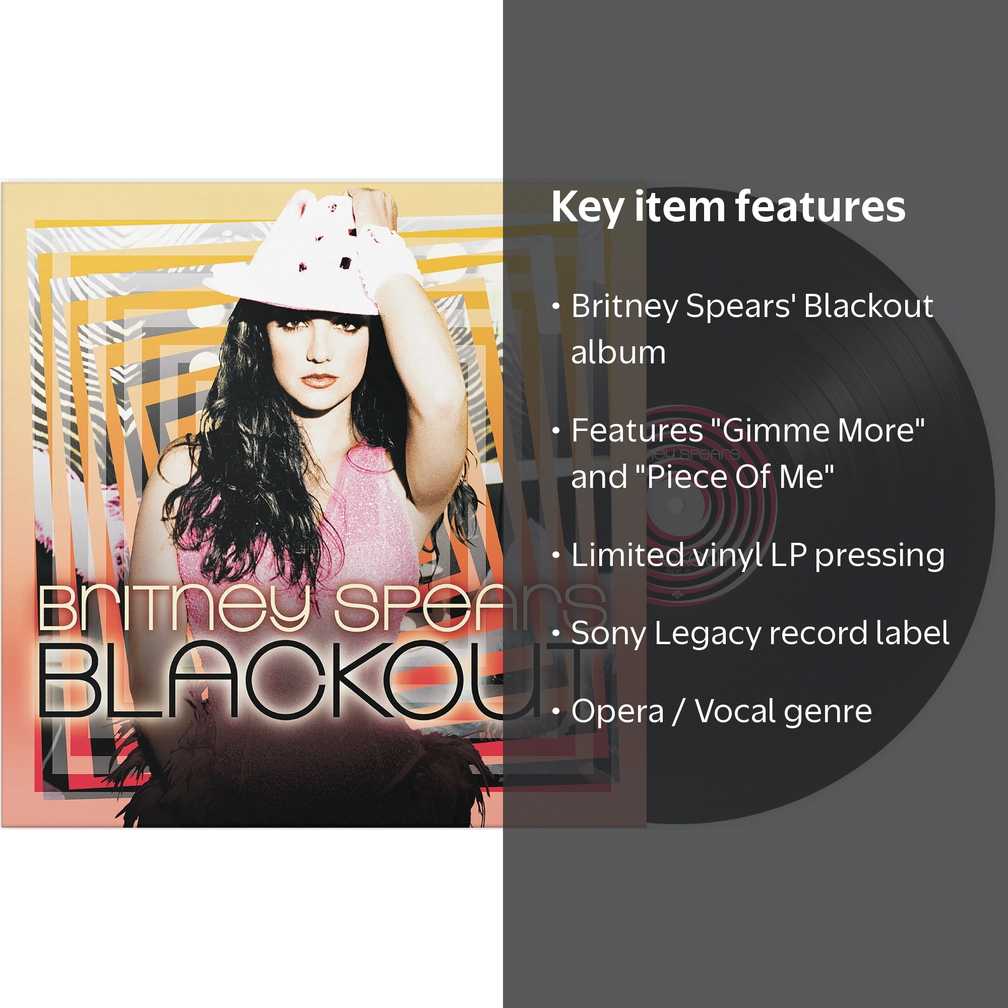 Britney Spears - Blackout - Music & Performance - Vinyl - Walmart.com