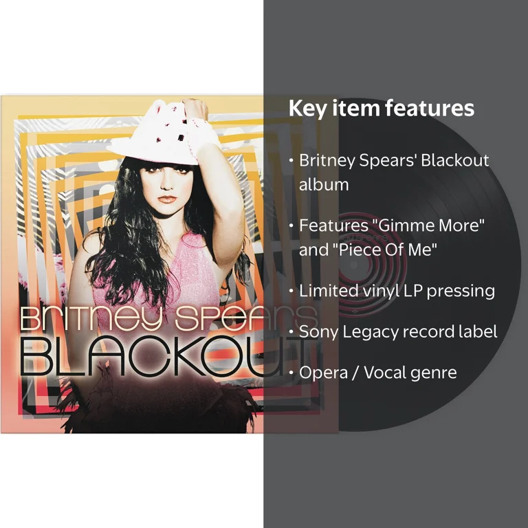 Britney Spears - Blackout - Music & Performance - Vinyl - Walmart.com
