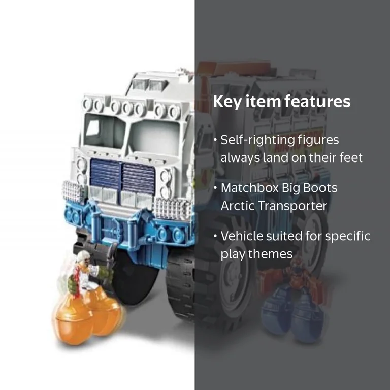 Matchbox Big Boots Arctic Transporter Vehicle - Walmart.com