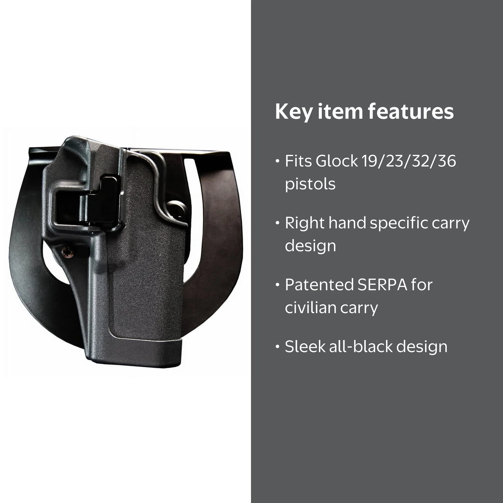 Blackhawk! Serpa Sportster Holster, Size 02, Made for use with
