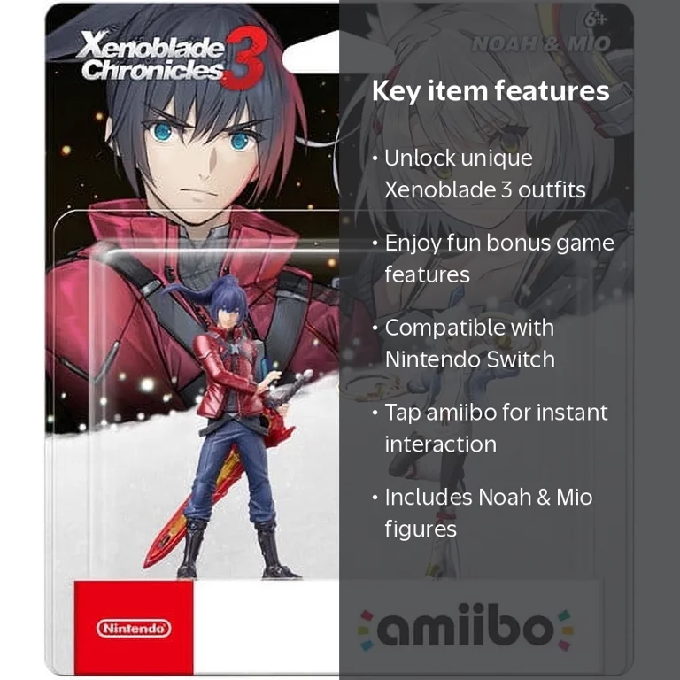 Nintendo, amiibo, Noah and Mio, Xenoblade Chronicles Series 3 2