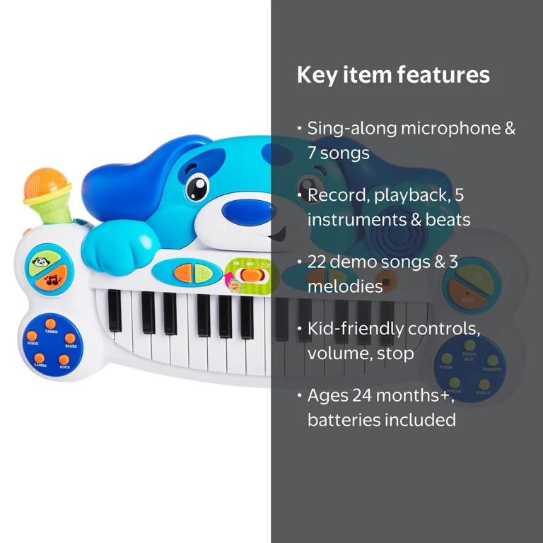 Spark Create Imagine Rolo's Keyboard Musical Instrument Toy, Baby