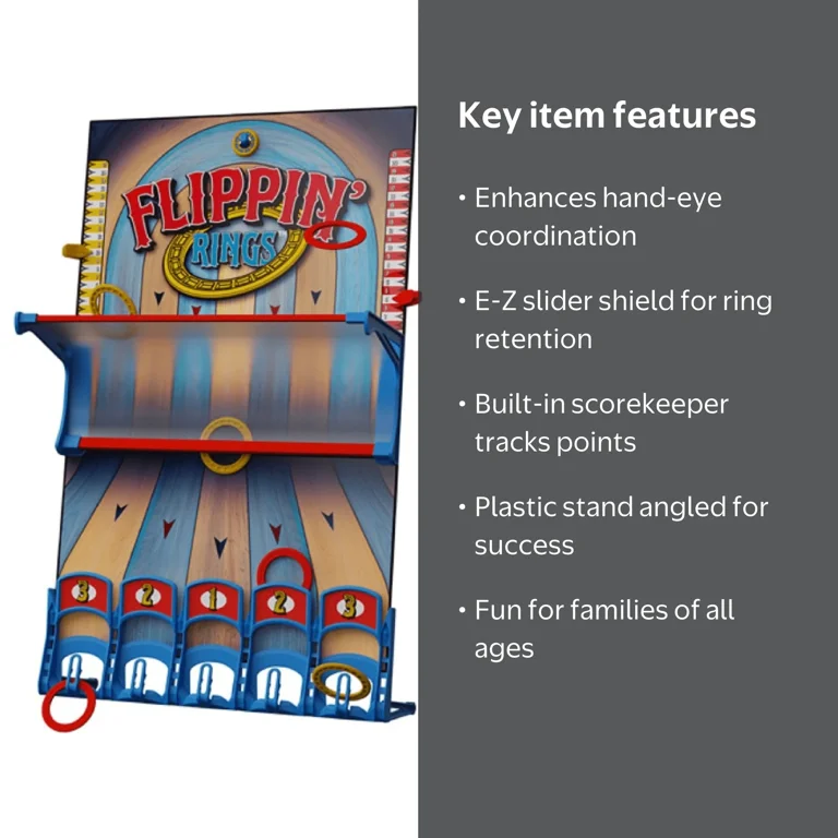 Marky Sparky Flippin' Rings Target Toss Games - Walmart.com