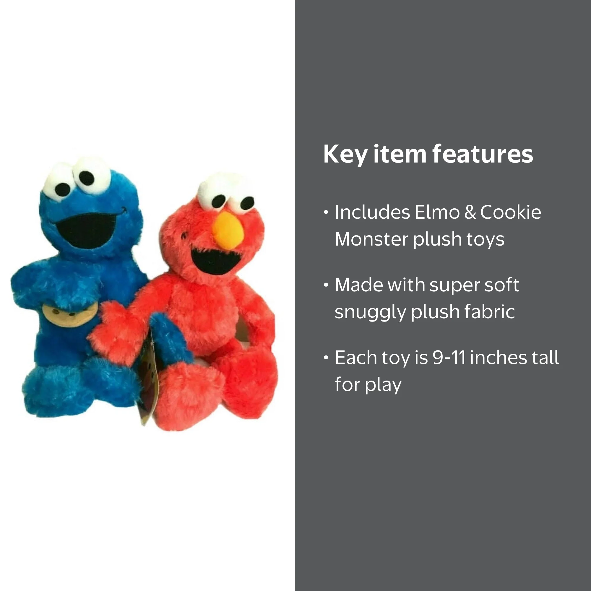 Sesame Street Elmo & Cookie Monster 9-11