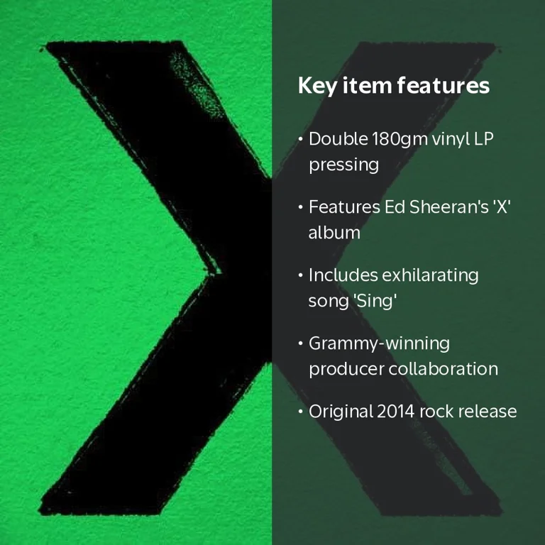 Ed Sheeran - X - Vinyl Record - Music & Performance - 180gm Double