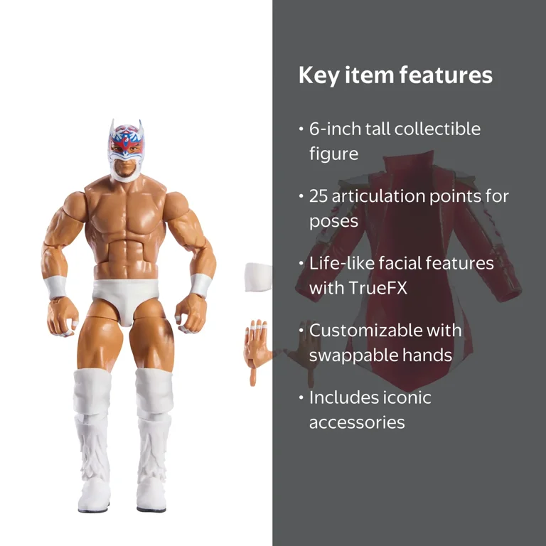 WWE Elite Dragon Lee Action Figure, Series #113 6-inch Collectible