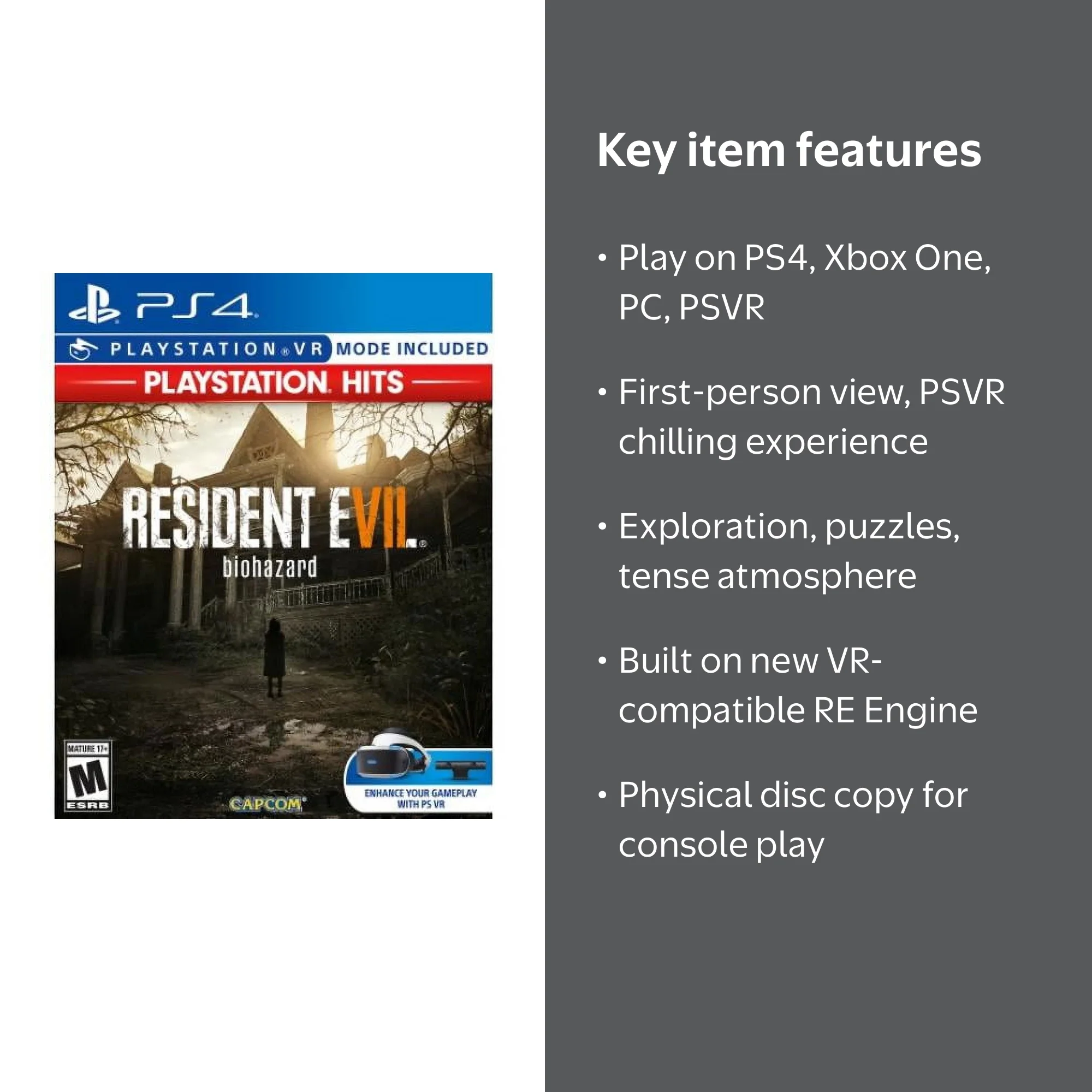Capcom, Resident Evil 7 PlayStation Hits, 013388560738