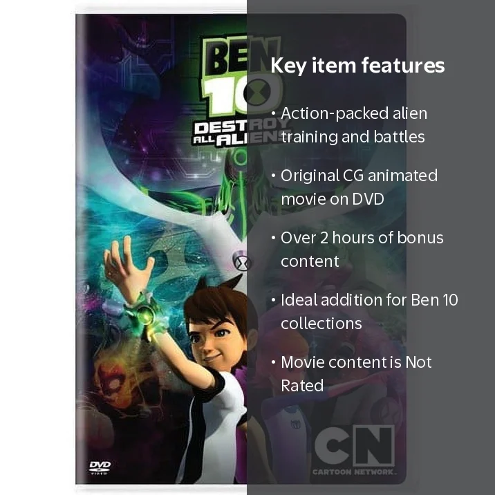 Ben 10: Destroy All Aliens (DVD) - Walmart.com