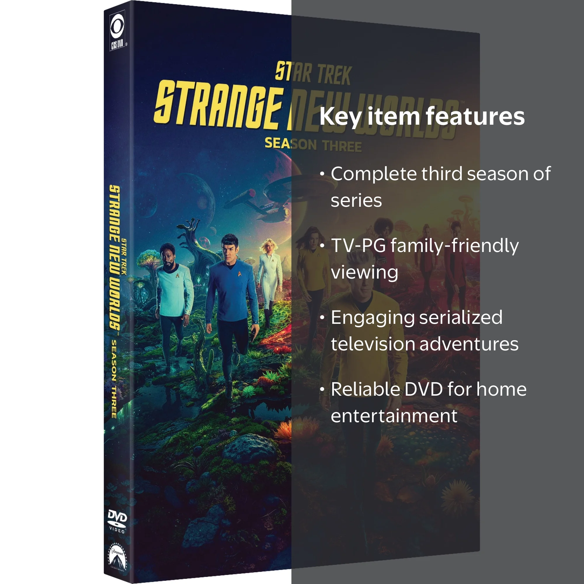 Paramount, Star Trek - Strange New Worlds: Season Three, DVD