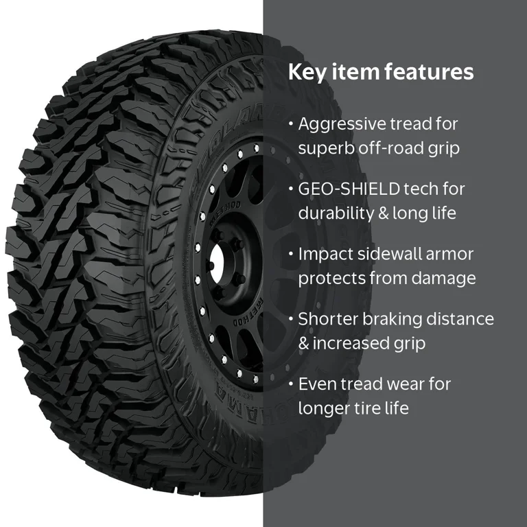 Yokohama Geolandar M/T G003 Mud Terrain LT37/12.50R18 128Q E Light