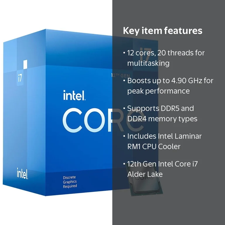 Intel Core i7 12700F CPU 本体 Intel Core i7-12700F」の人気商品一覧