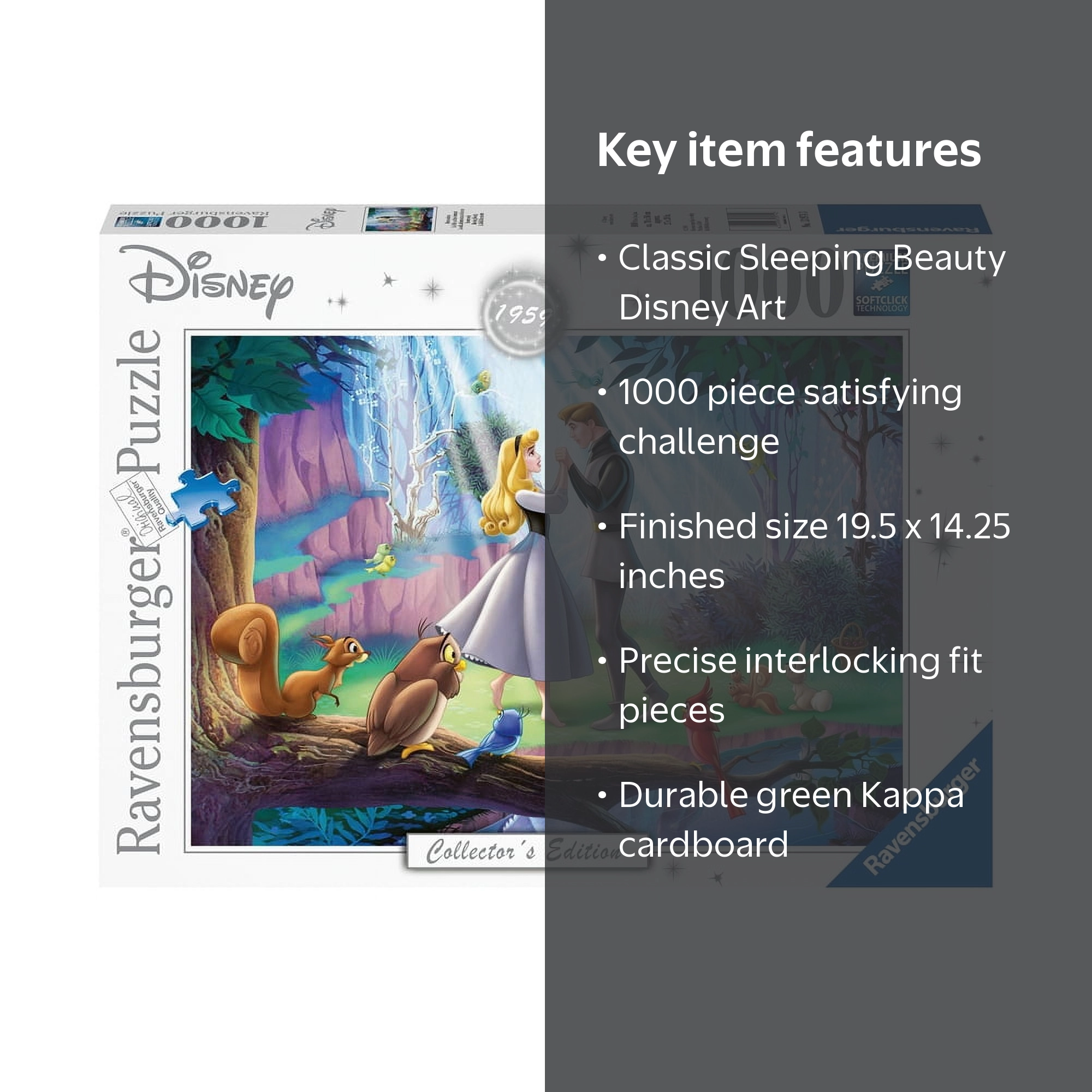 Classic Disney: Sleeping Beauty 1000 PC Puzzle (Other) - Walmart.com