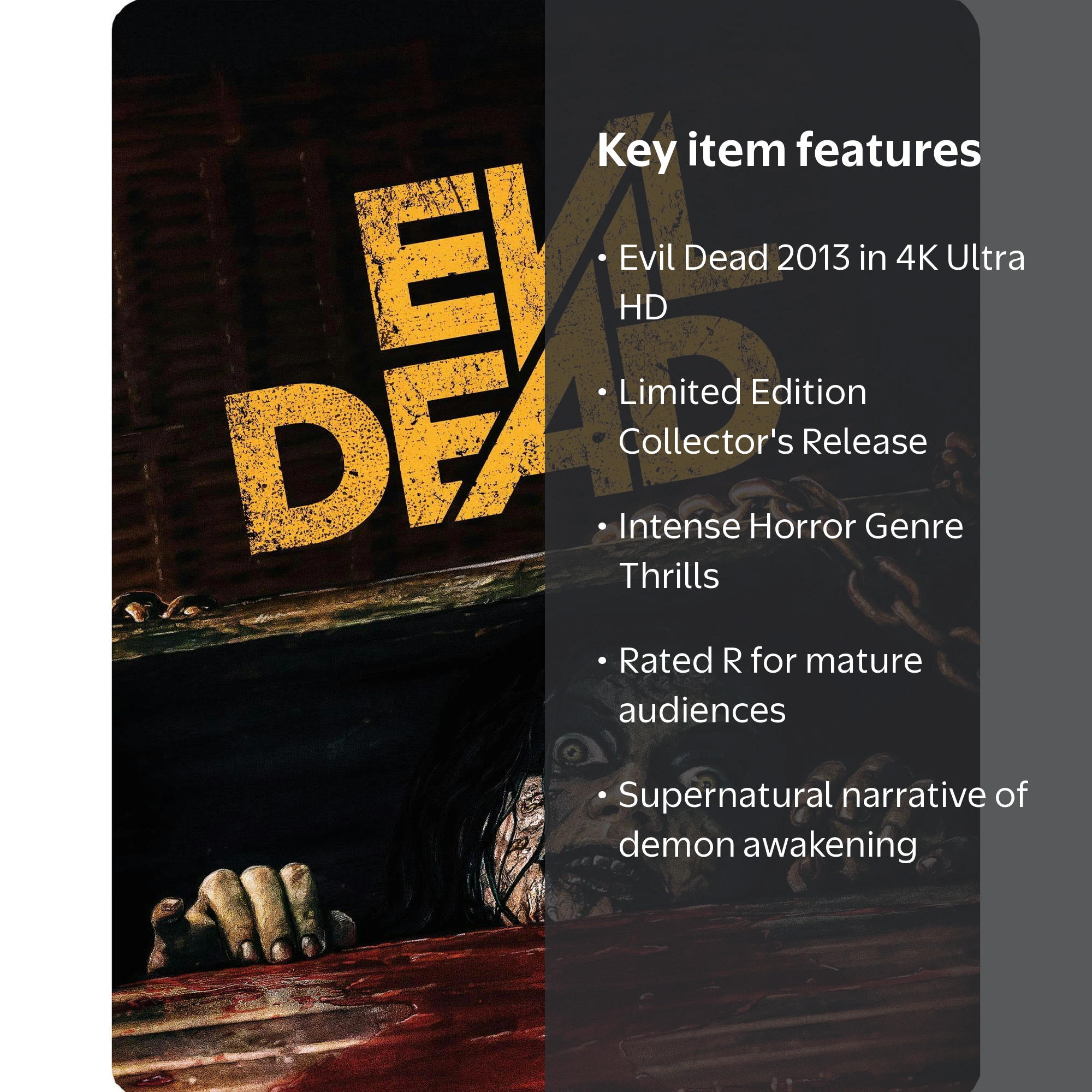Evil Dead (4K Ultra HD) (Limited Edition) [2013] - Walmart