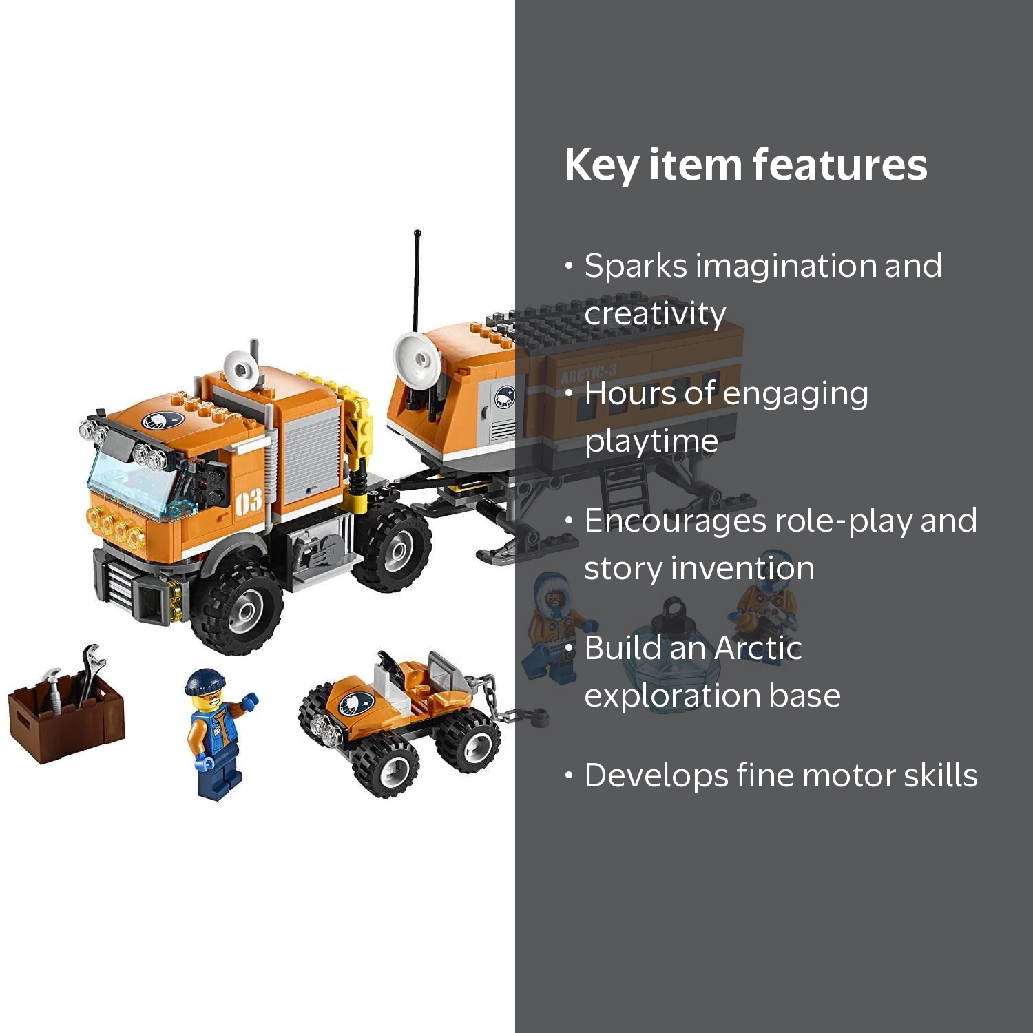 LEGO City 60035 Arctic Outpost - Walmart.com