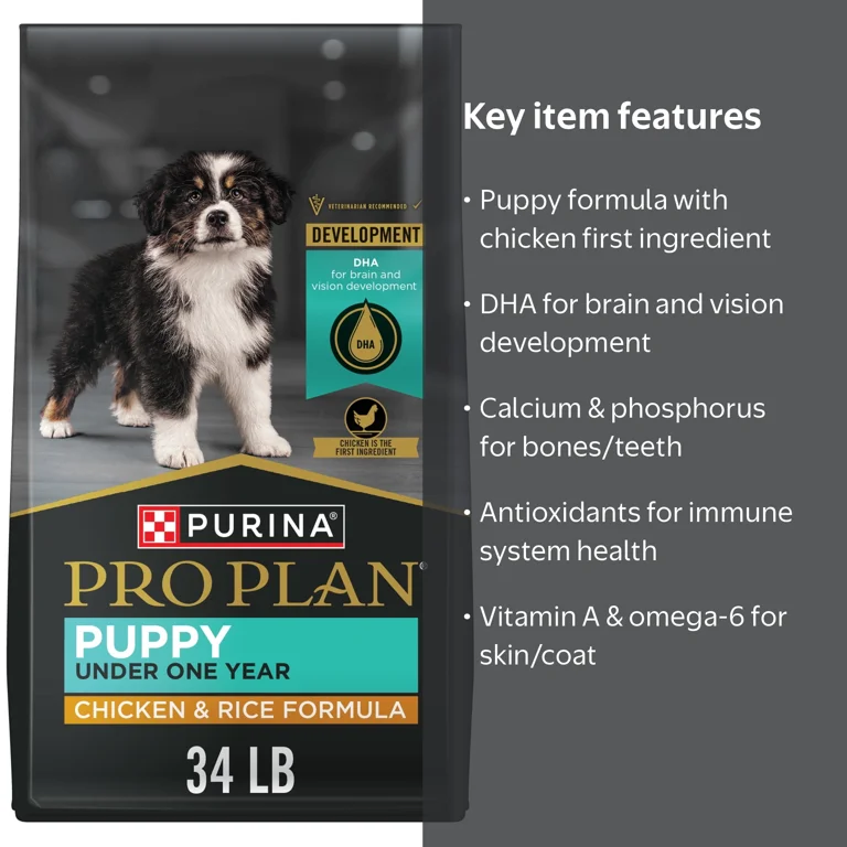 Purina Pro Plan Puppy Chicken & Rice, High Protein Dry Dog Food
