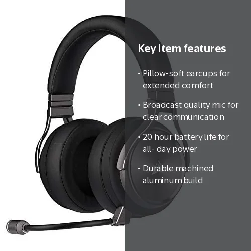 Corsair Virtuoso RGB Wireless SE Gaming Headset - High-Fidelity