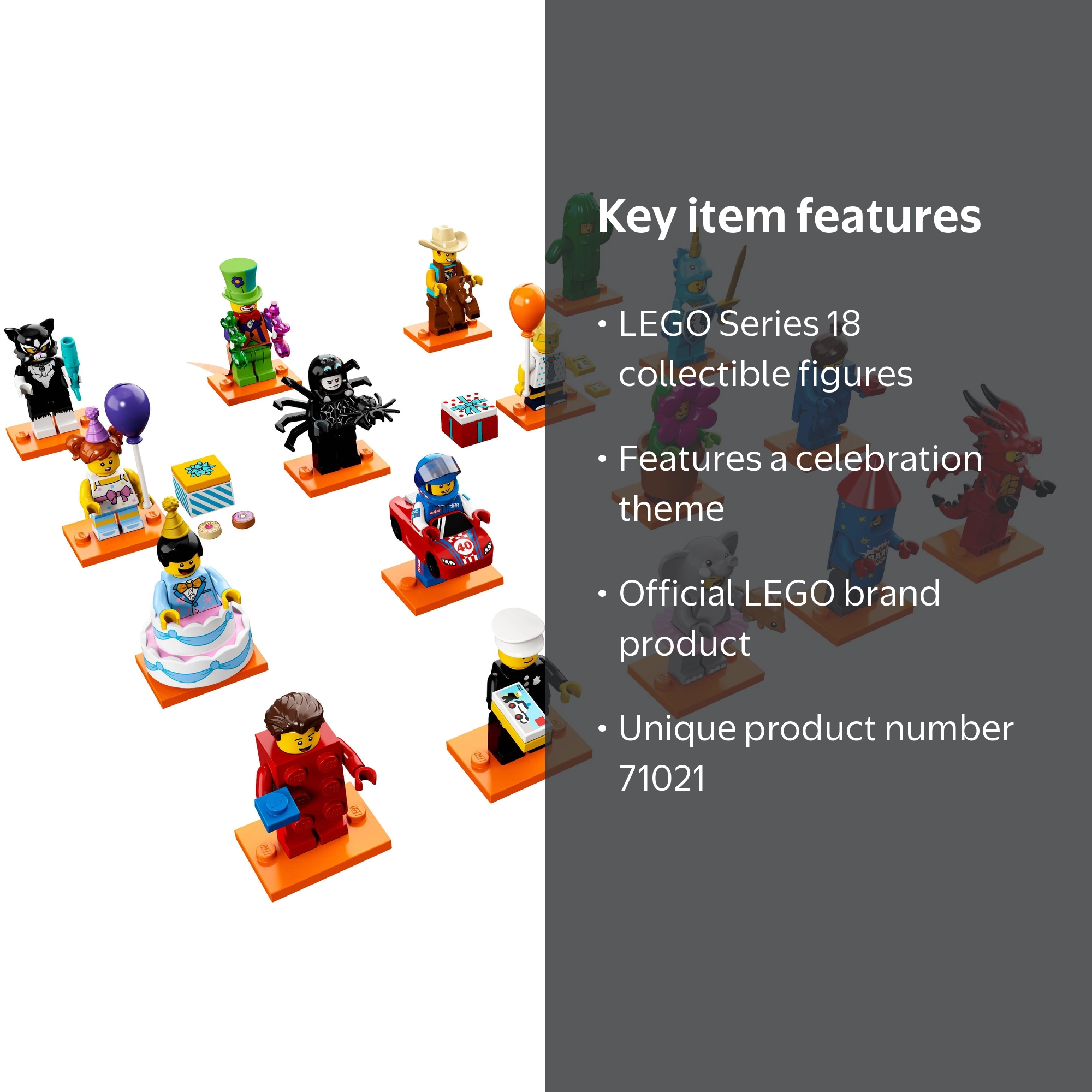 LEGO LEGO Minifigures Series 18: Party 71021 - Walmart.com