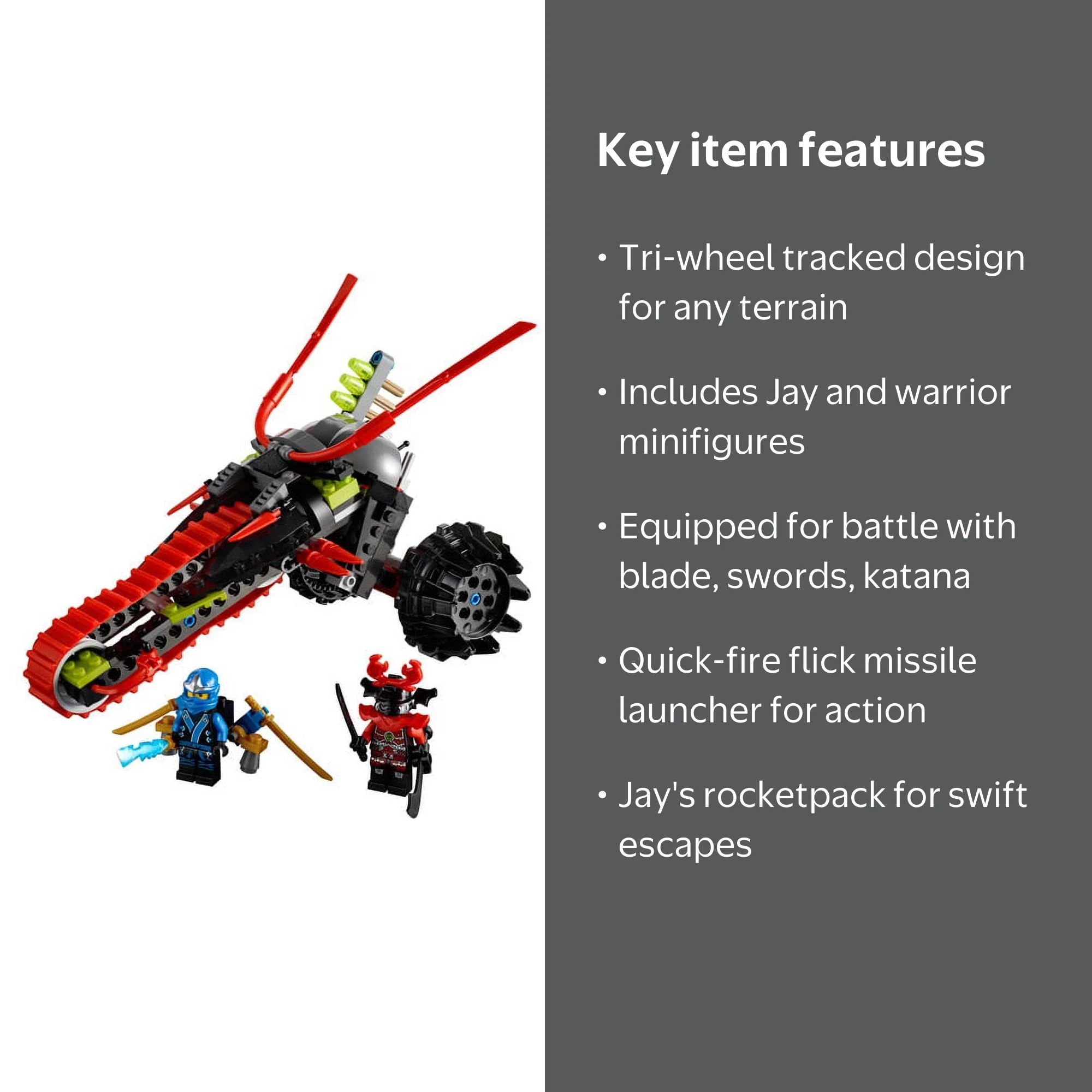 70501 Lego Ninjago Warrior Bike - Walmart.com