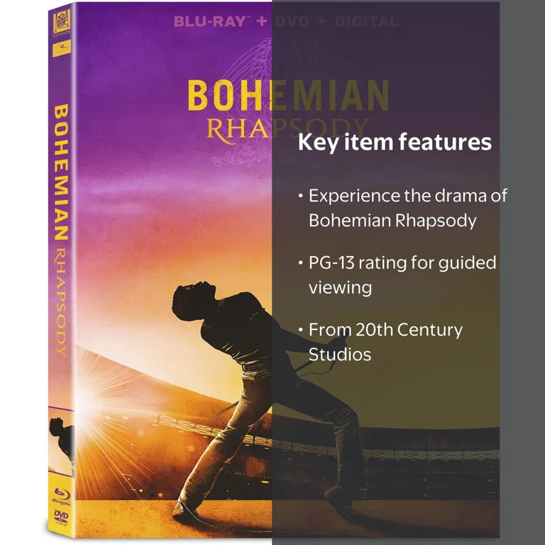 Bohemian Rhapsody (Blu-ray + DVD + Digital Code) - Walmart.com