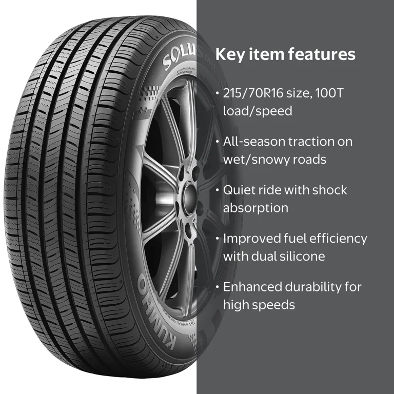 Kumho Solus TA11 All-Season Passenger Tire, 215/70R16 100T, Fuel