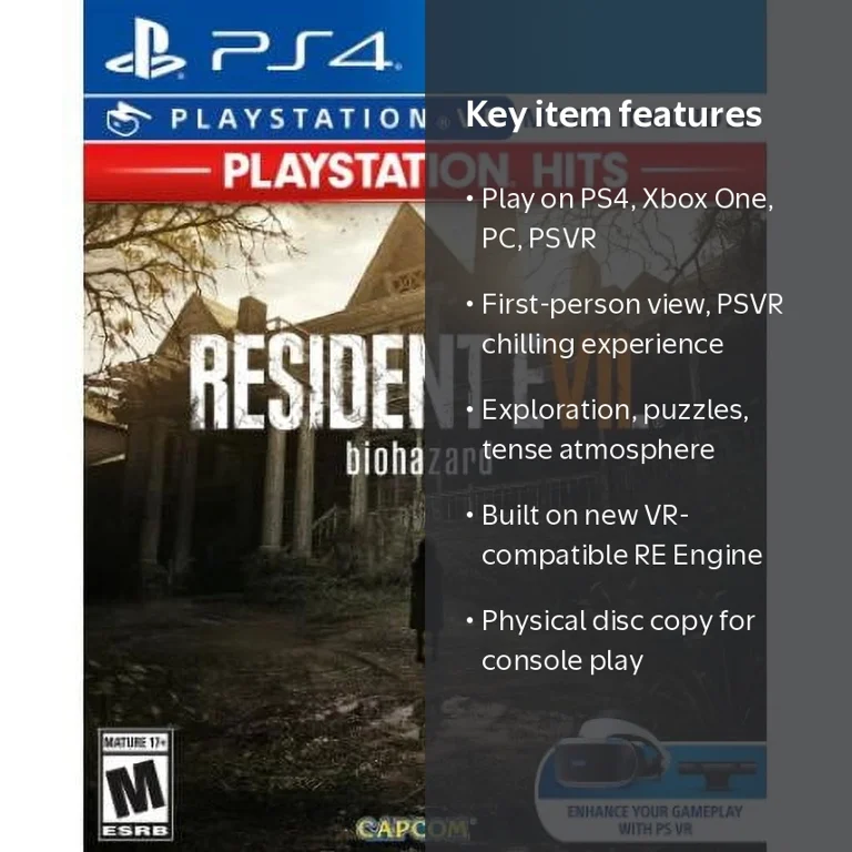 Capcom, Resident Evil 7 PlayStation Hits, 013388560738