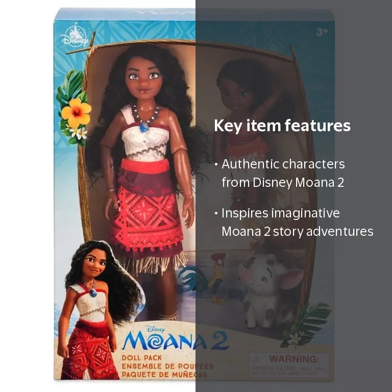 Moana 2 Moana,Simea, Pua & Hei Hei Doll Set - Walmart.com