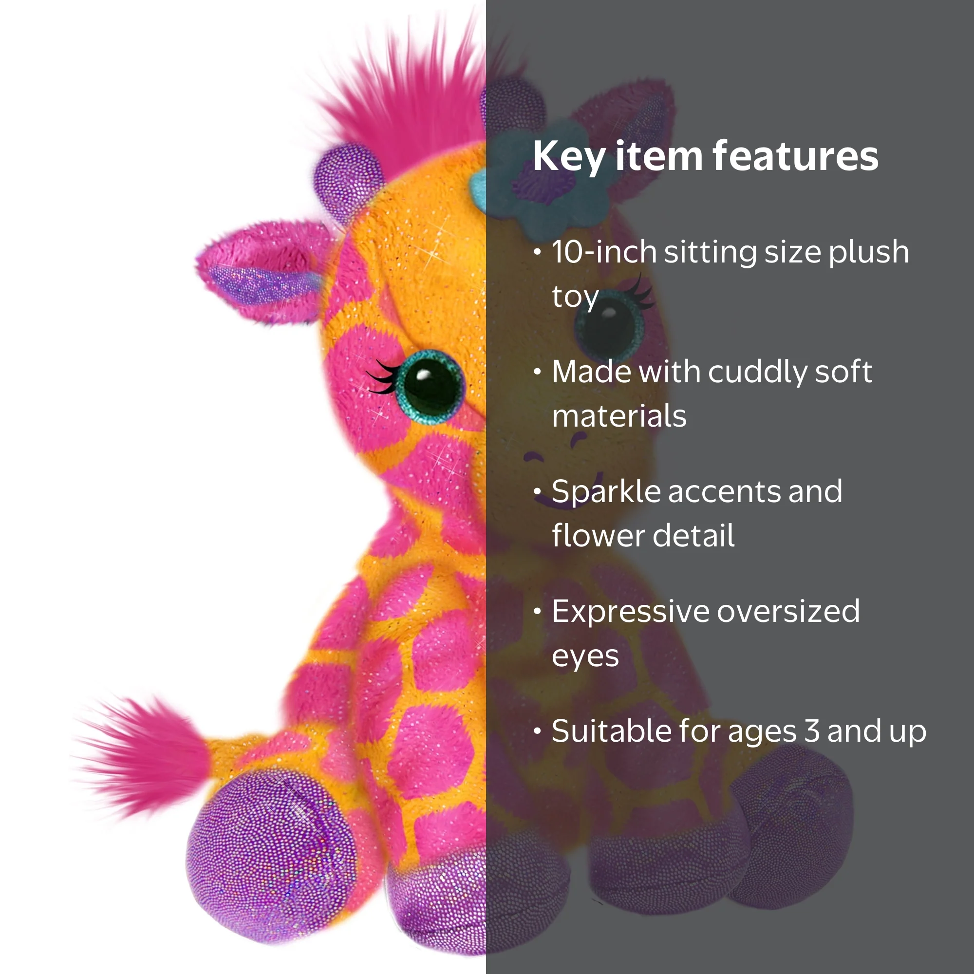 First and Main - FantaZOO 10 Inch Plush, Georgie Giraffe - Walmart.com