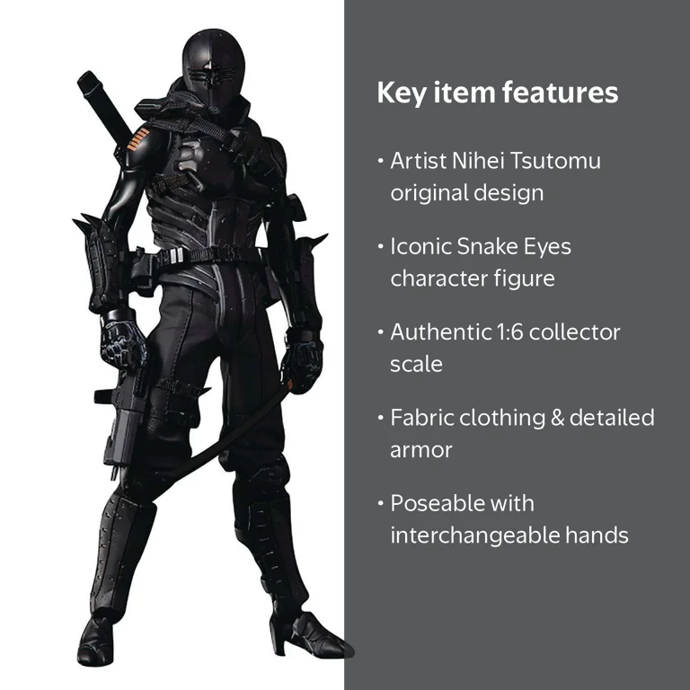 1000 Toys G.I. Joe x TOA Heavy Inustries: Snake Eyes 1:6 Scale