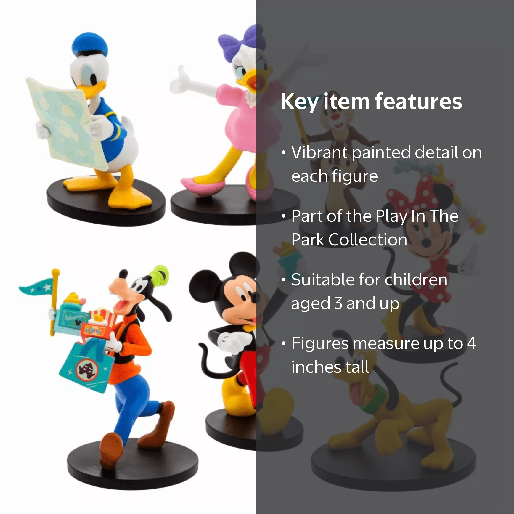 Disney Mickey Mouse and FriendsPVC Figure Play Set for Kids, 7