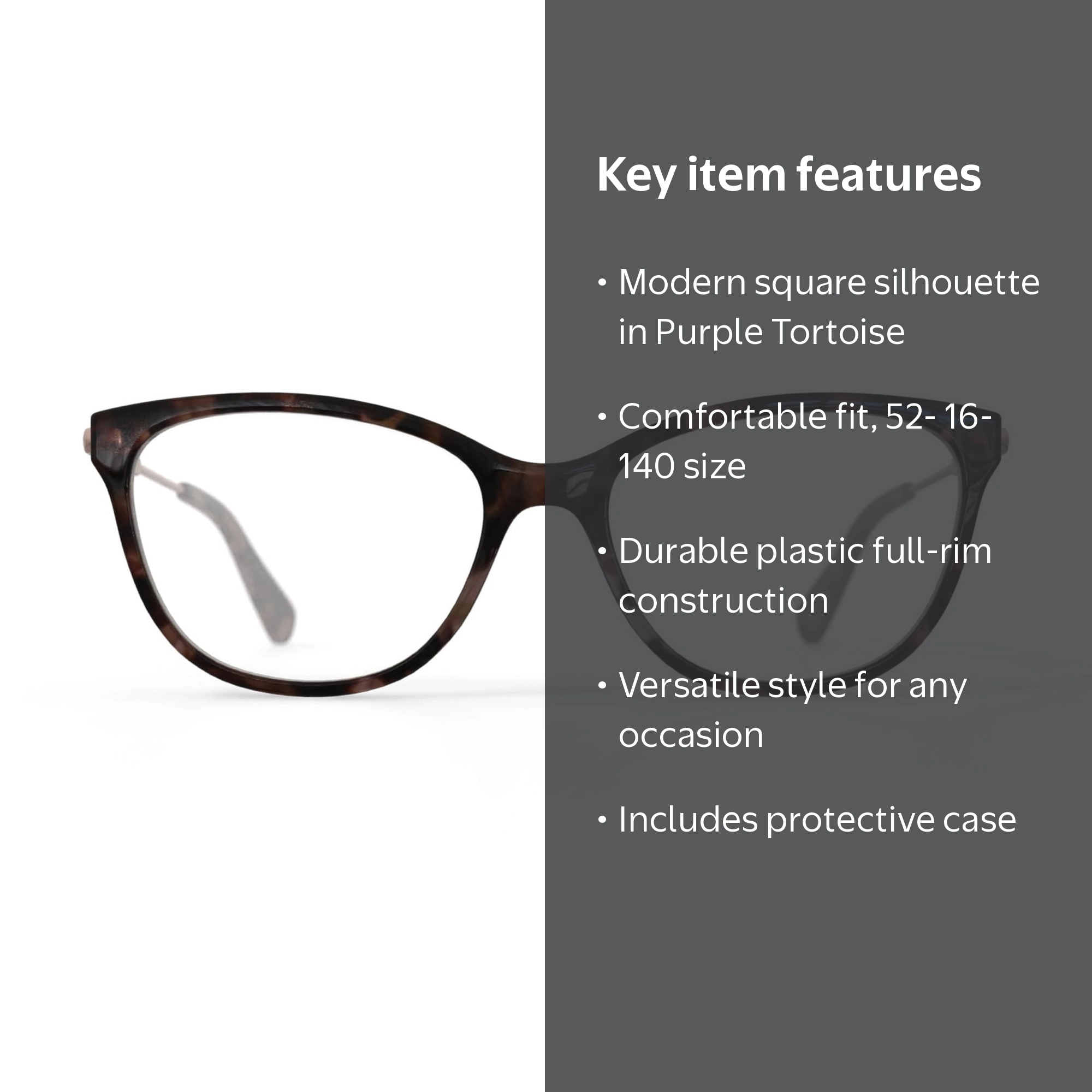 8 eyes  Kenneth Cole Women's KC0839-1 Square Prescription Eyeglasses with