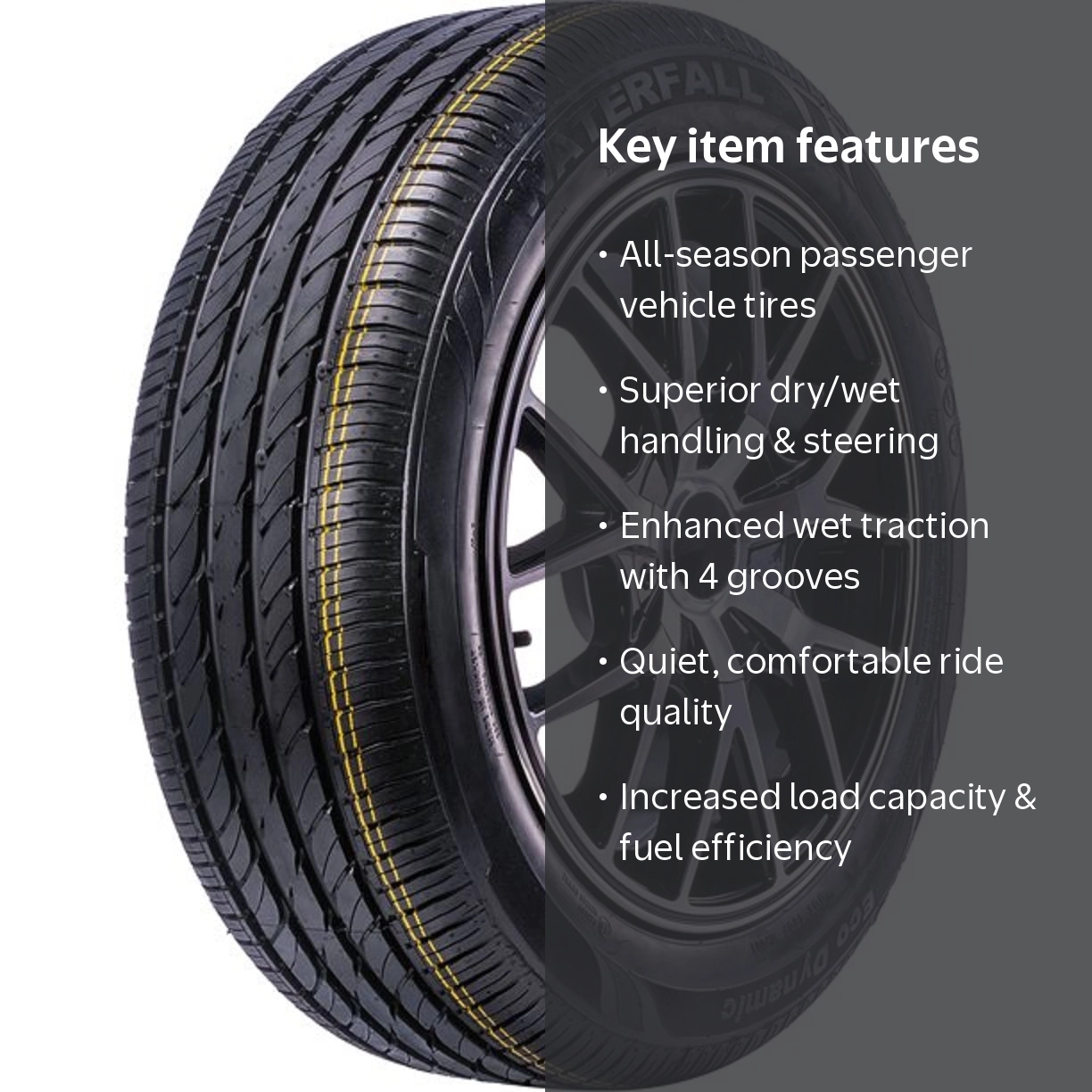 Waterfall Eco Dynamic All-Season Passenger Tire 215/50R17 95W XL