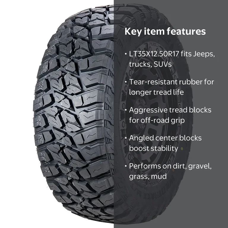Landspider WildTraxx M/T LT35X12.50R17 121Q E, mud terrain tire