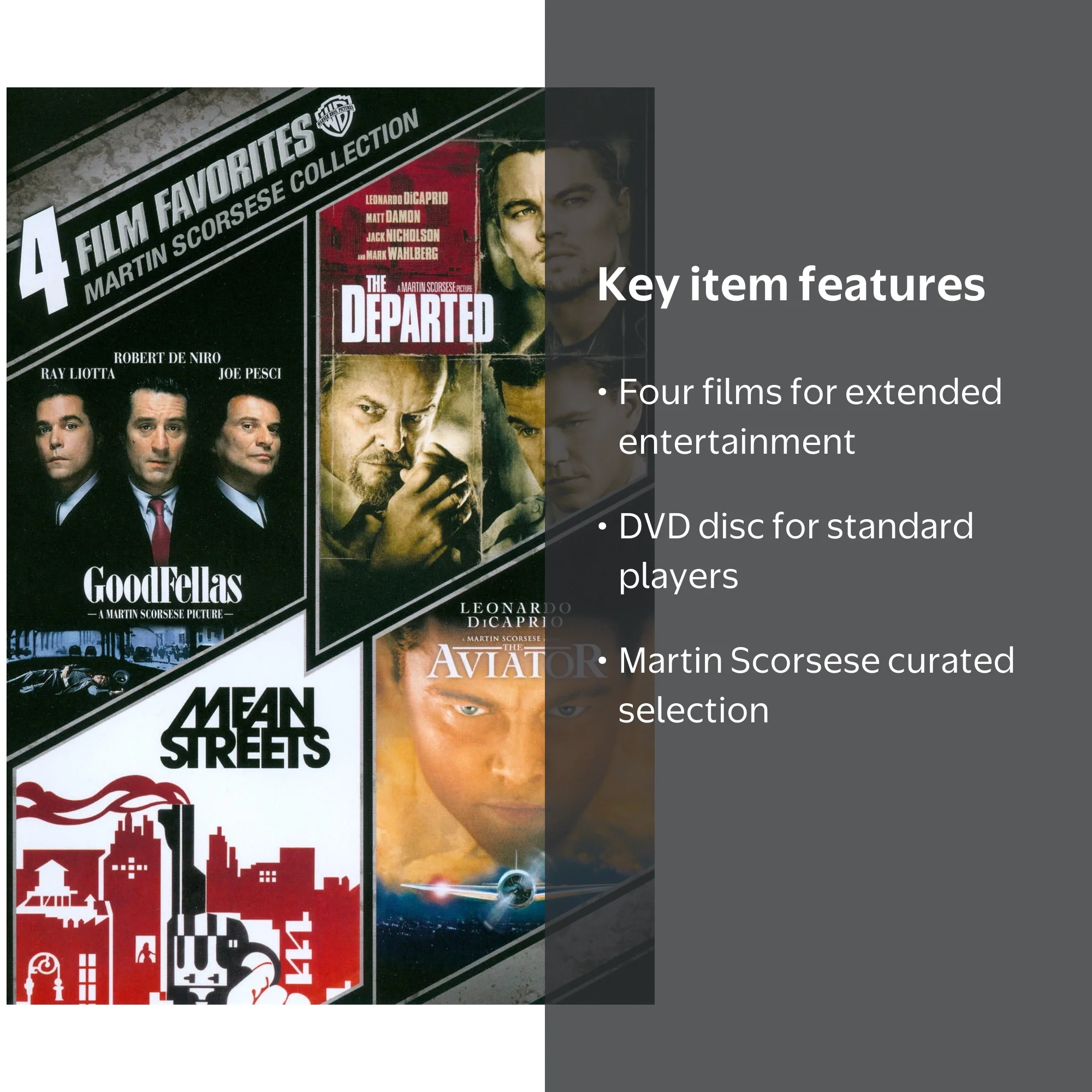 4 Film Favorites: Martin Scorsese Collection (DVD) - Walmart.com