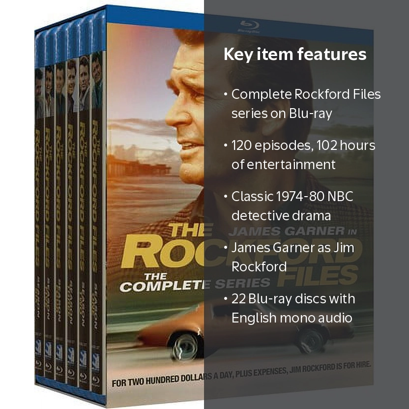 The Rockford Files - Complete Series [Blu-ray] - Walmart.com