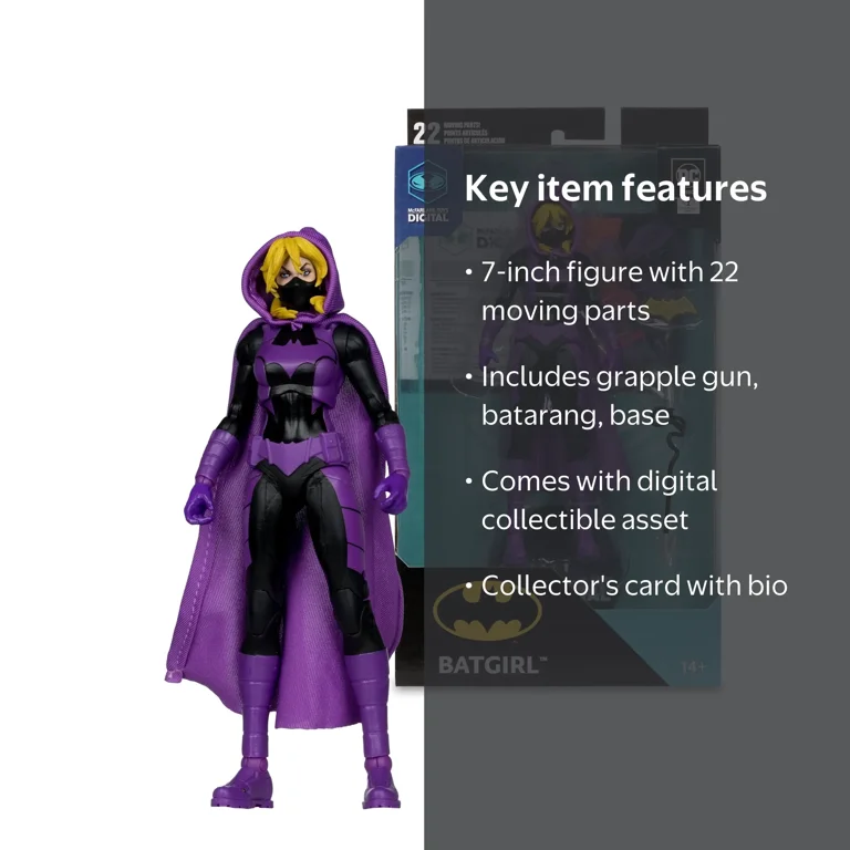 McFarlane Toys, Action Figure, 7 inch, Batgirl Stephanie Brown