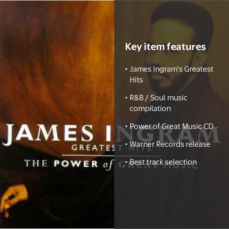 Warner Records, James Ingram - Greatest Hits Power of Great Music