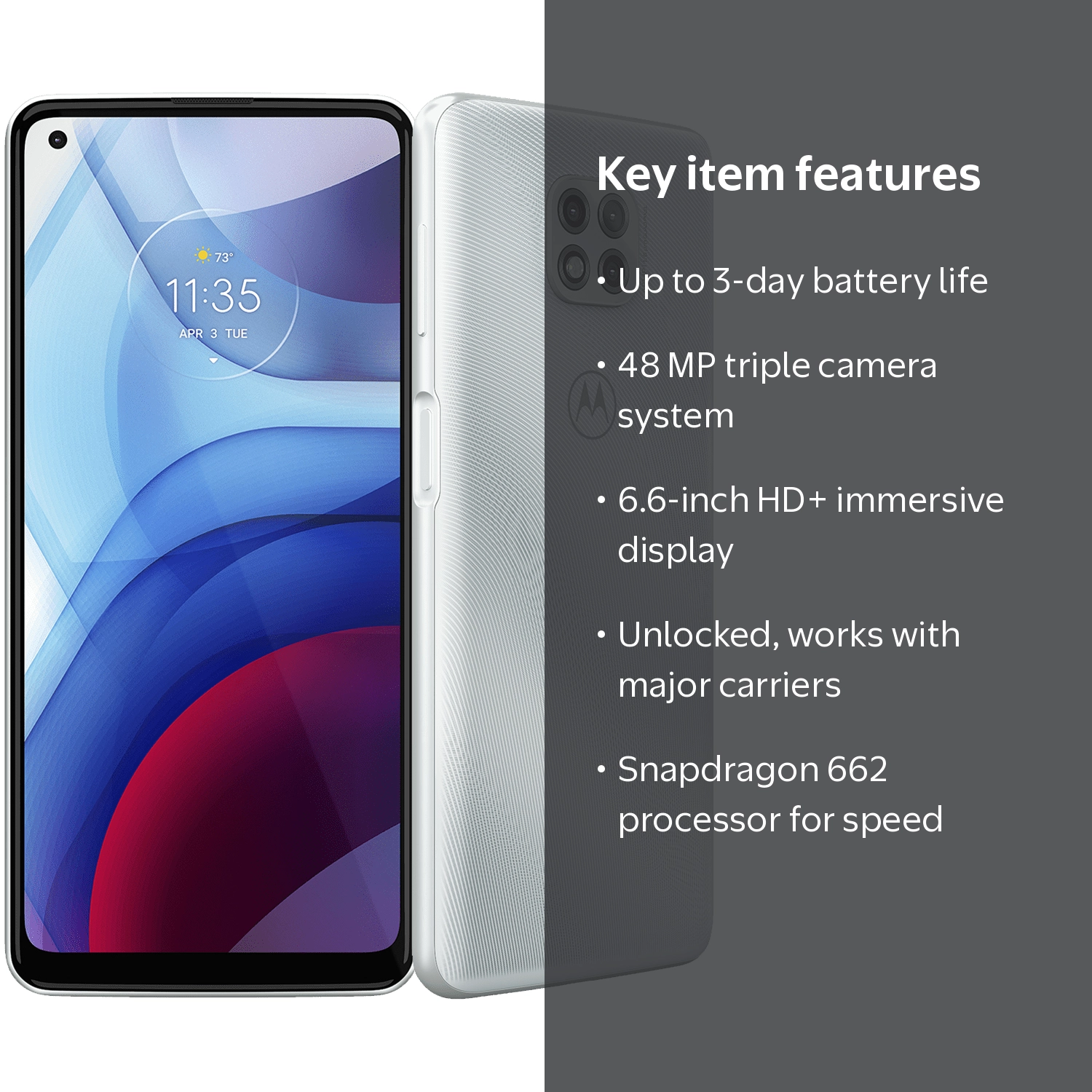 Motorola Moto G Power (2021) 32GB Flash Gray Unlocked - Walmart.com