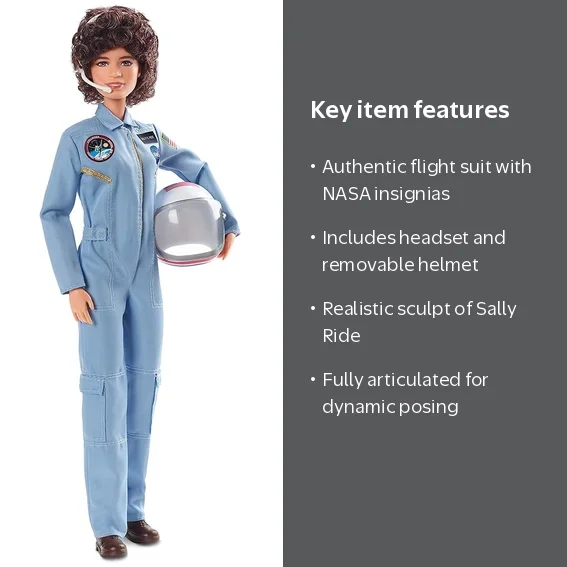 Barbie, Inspiring Women Sally Ride Doll, Includes Accessories