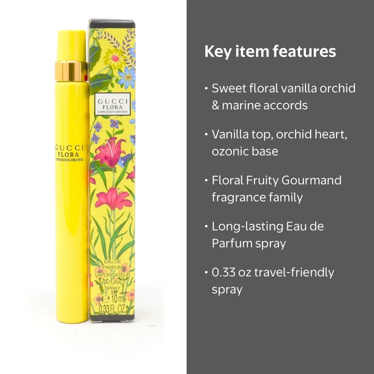 Gucci Ladies Flora Gorgeous Orchid EDP 0.33 oz Fragrance - Walmart.com