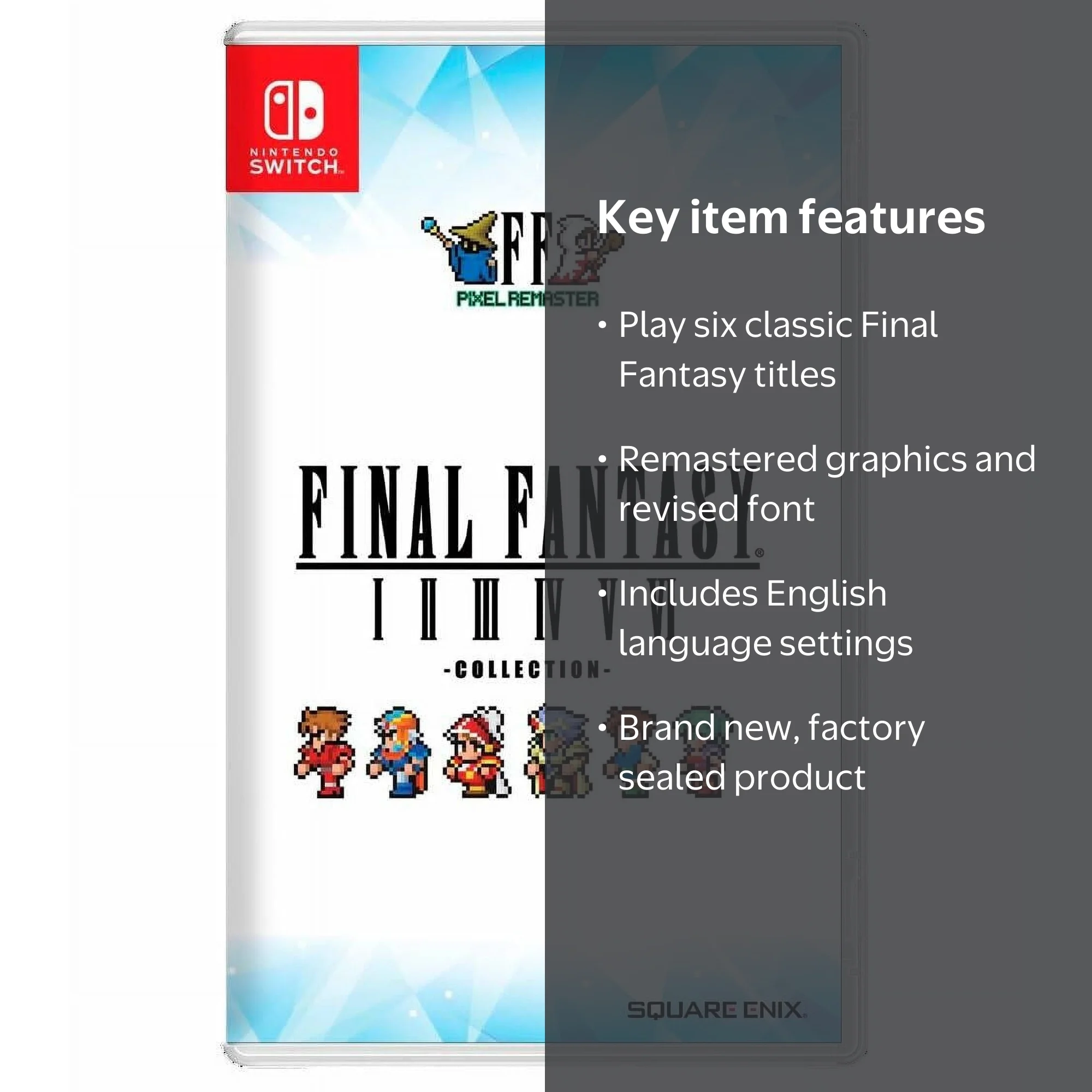 Nintendo Switch Final Fantasy I-VI Pixel Remaster Collection