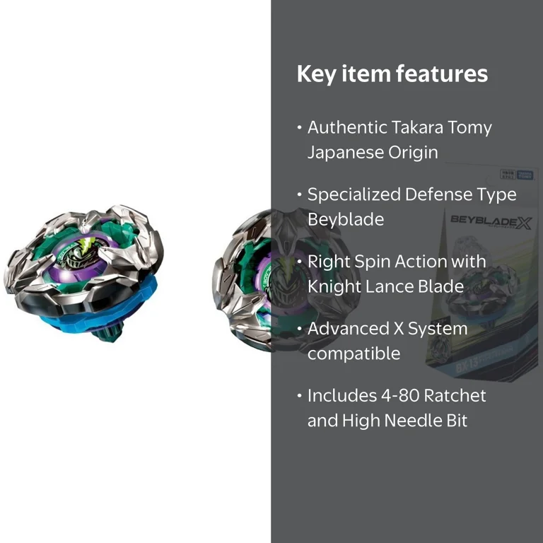 Takara Tomy, Beyblade X, BX-13 Knight Lance, High Needle Booster
