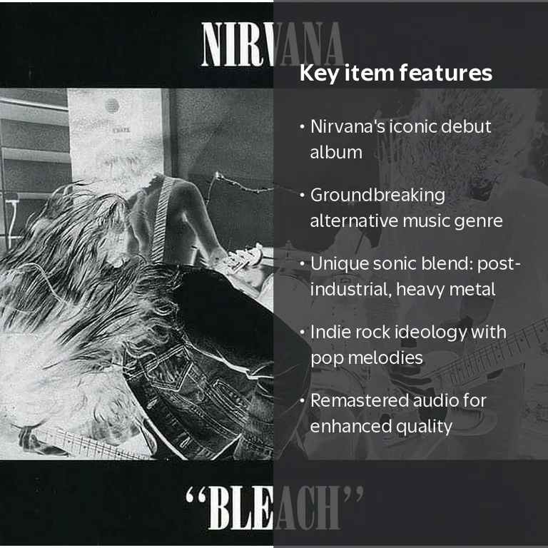 Nirvana - Bleach - Music & Performance - CD - Walmart.com