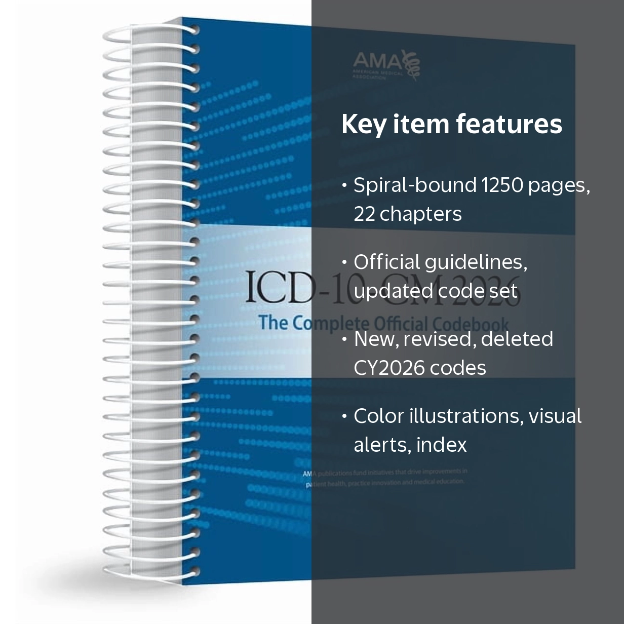 ICD-10-CM 2026 the Complete Official Codebook, (Spiral-Bound